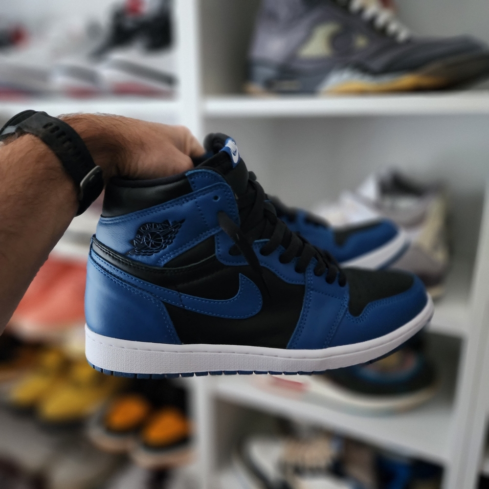 Jordan 1 High Dark Marina Blue Sz 10.5 EUC with OG Box
